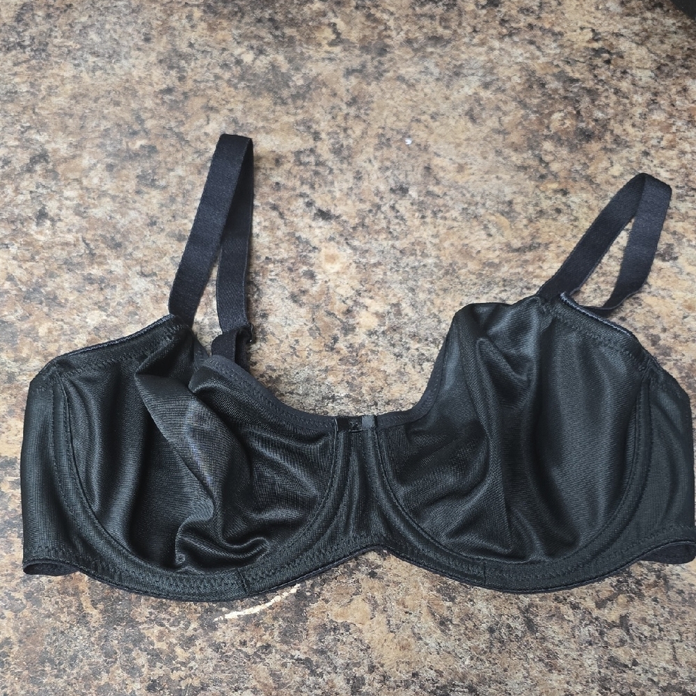 Fantasie Black Smoothing Balcony Bra, 32DD